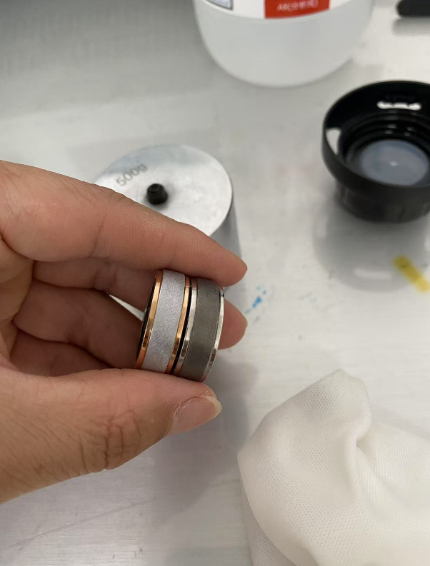 Elah Ring finish inspection by hand