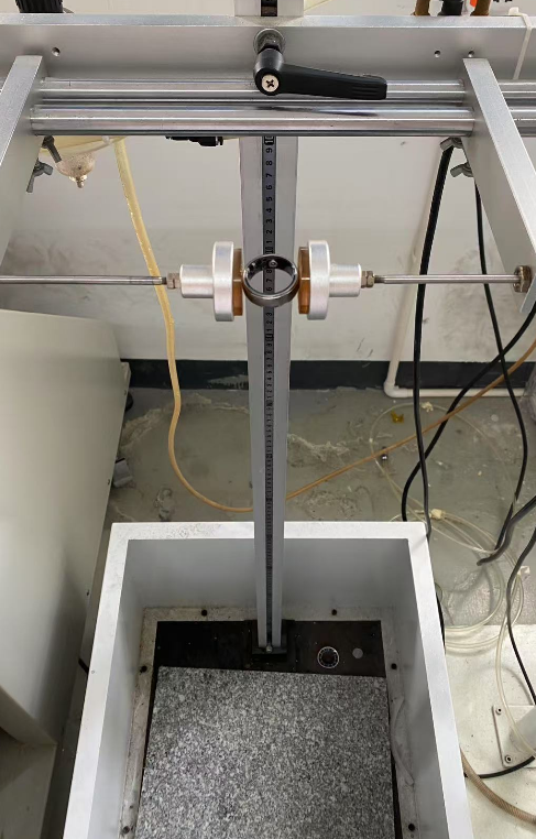Controlled drop impact rig for ring validation