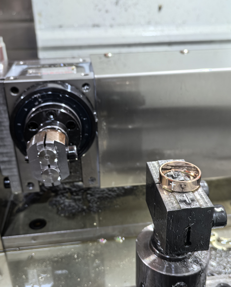 Ring shell machining process sample