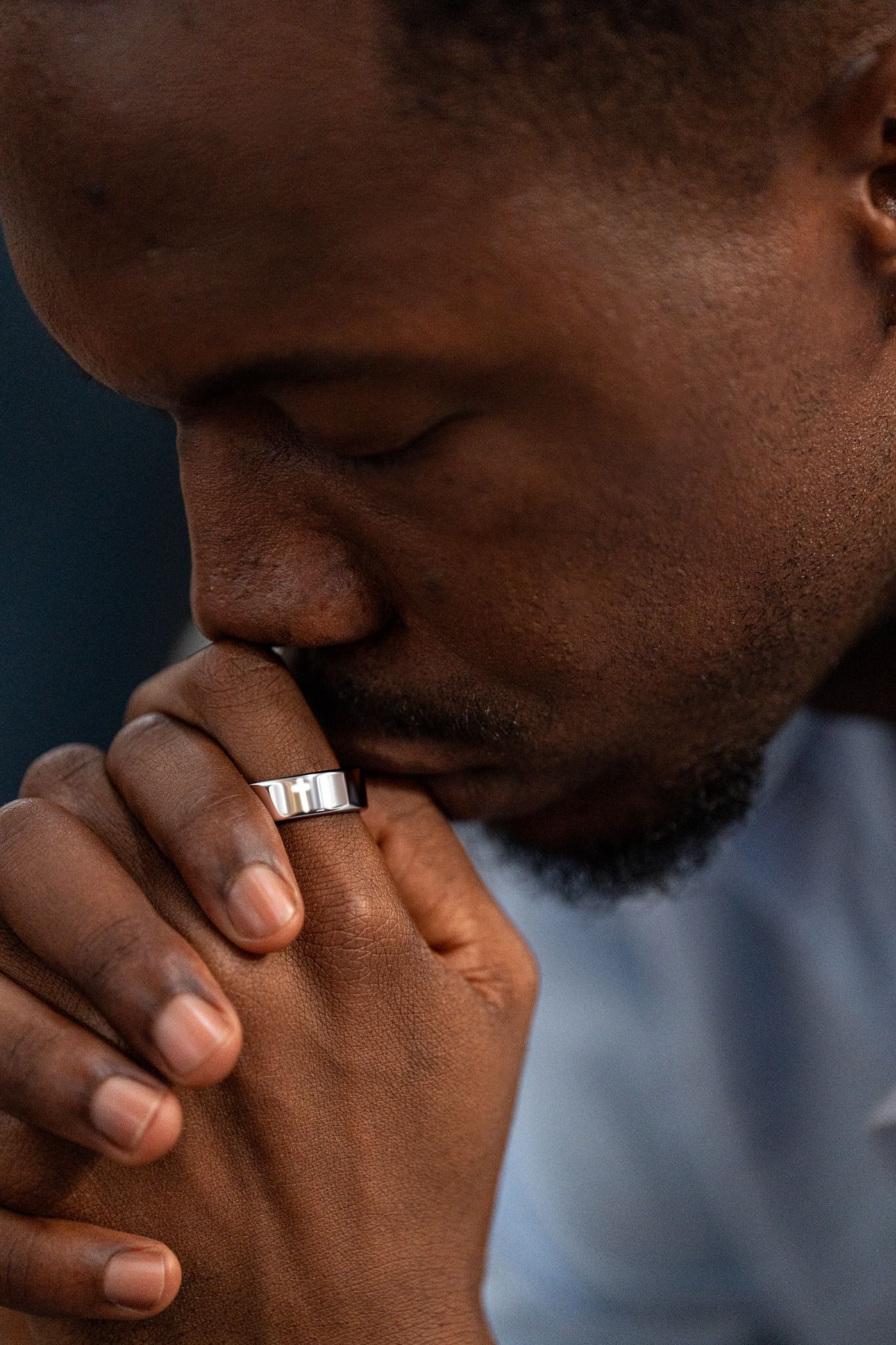 A quiet moment of reflection while wearing Elah Ring
