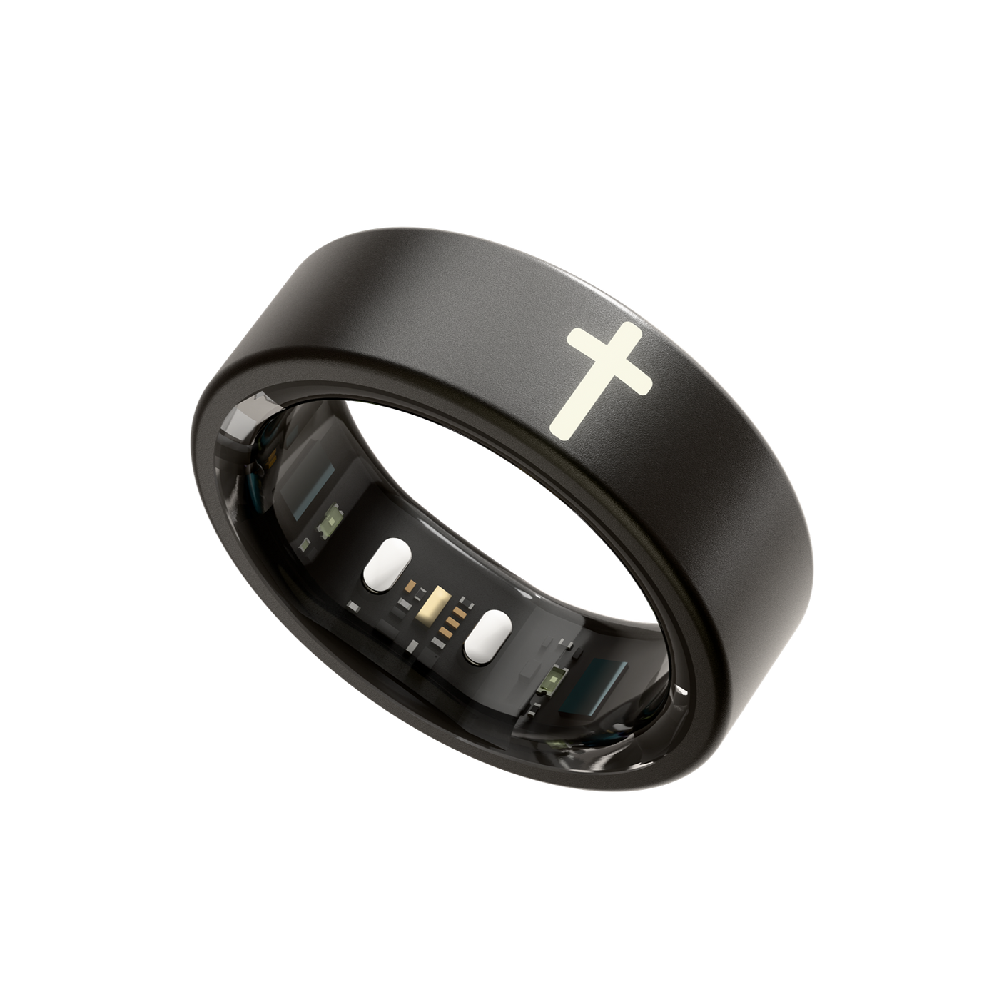 Elah Matte Black Smart Ring #matte-black